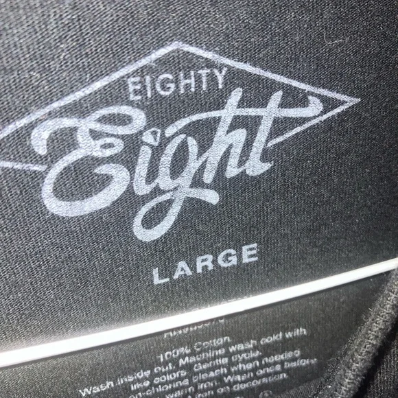 Eighty Eight urban wear brand long sleeve nasa graphic logo shirt size large - Picture 7 of 12